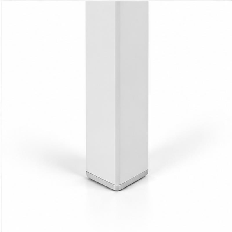 Sedia da giardino in HDPE e metallo Bianco/Grigio - Andy