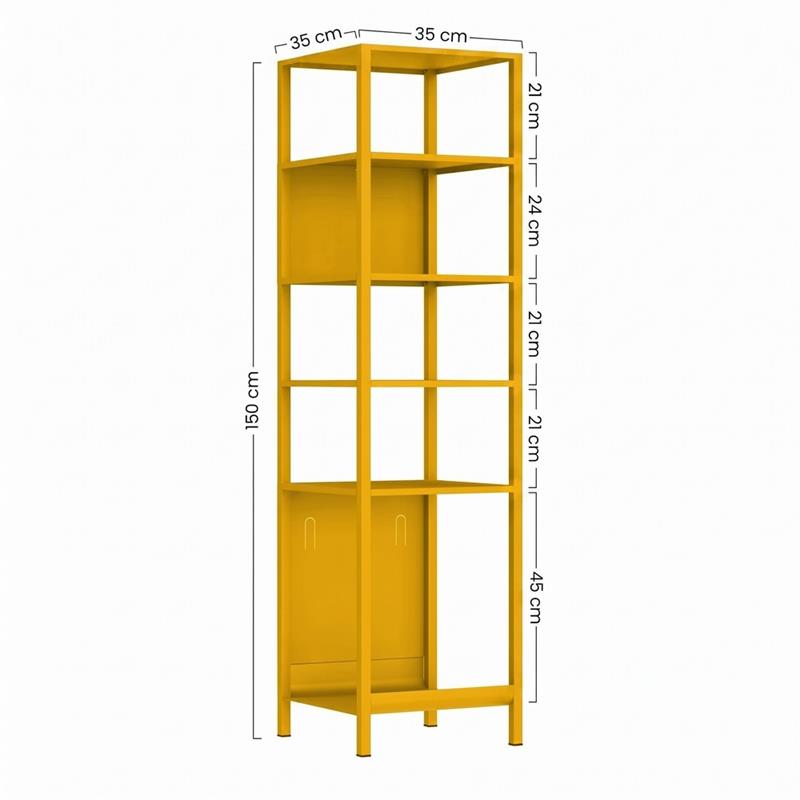 POP COLONNA 35X35X150 CM SENAPE