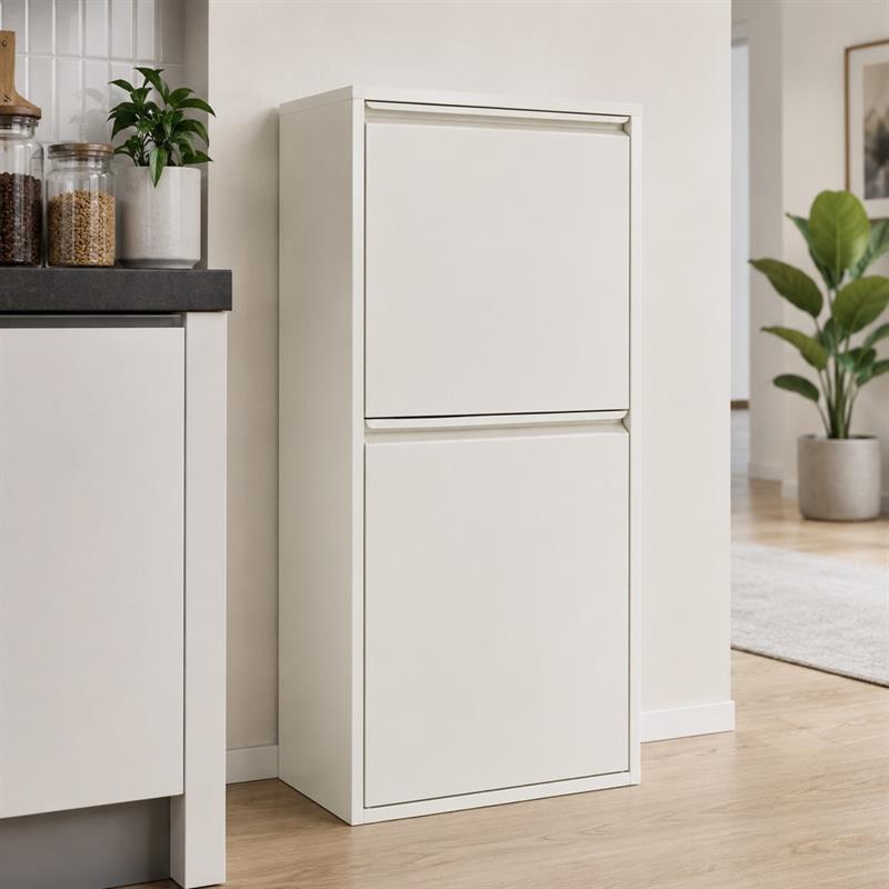 PATTY 4 BIDONI BIANCO 60X25X95 CM