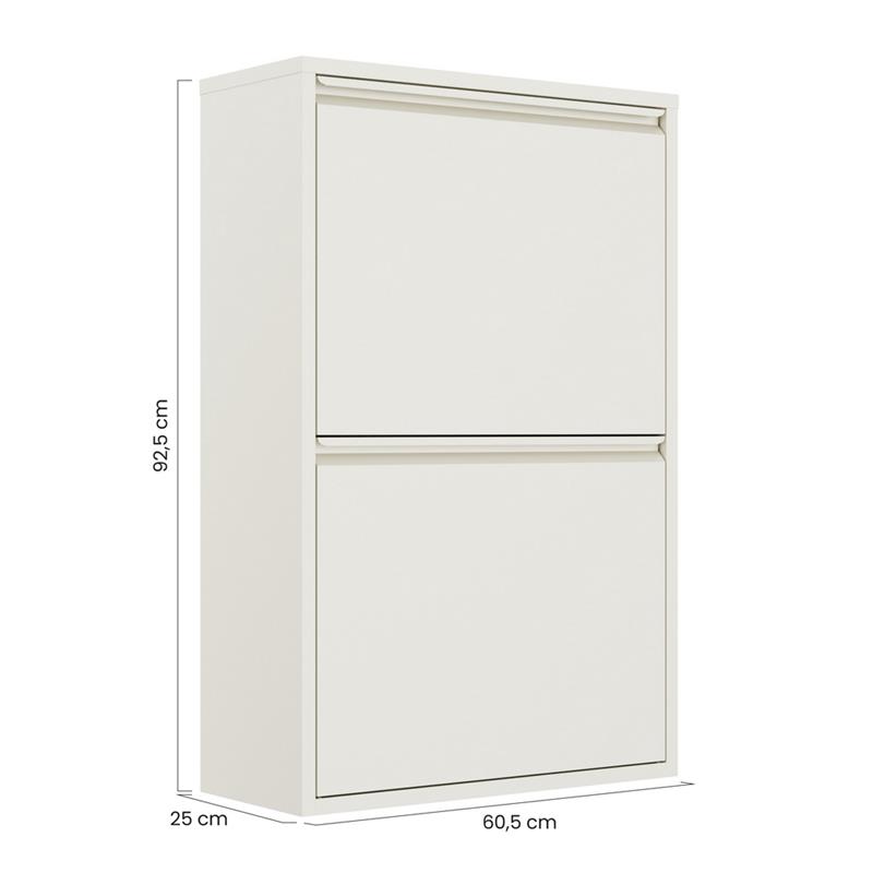 PATTY 4 BIDONI BIANCO 60X25X95 CM